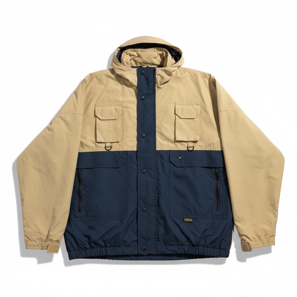 Vintage RedHead Field Jacket Mens 2XL Tan Navy Gore-Tex Utility Made in USA 80's